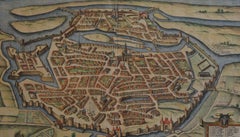 Metz, Antique Map from "Civitates Orbis Terrarum"