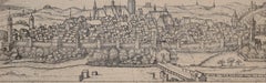 Nordlingen, Antike Karte aus „Civitates Orbis Terrarum“