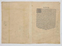 City of Loja – Radierung von G. Braun und F. Hogenberg – Ende 1500