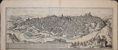 Toledo, Karte von ""Civitates Orbis Terrarum" - von F. Hogenberg - 1575