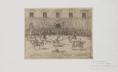 Tortur – Original-Radierung auf Papier von Franz Hogenberg – 16. Jahrhundert