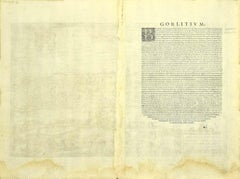 Ansicht von Gorlitz – Radierung von G. Braun und F. Hogenberg – Ende des 16. Jahrhunderts