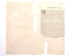 View of La Rochelle – Radierung von G. Braun und F. Hogenberg – Ende des 16. Jahrhunderts