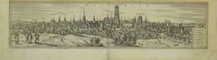View of Mechelen - Original Etching by G. Braun and F. Hogenberg - 16th Century