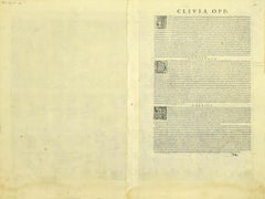 Views of 4 Cities- Etching by G. Braun and F. Hogenberg - Late 16th Century