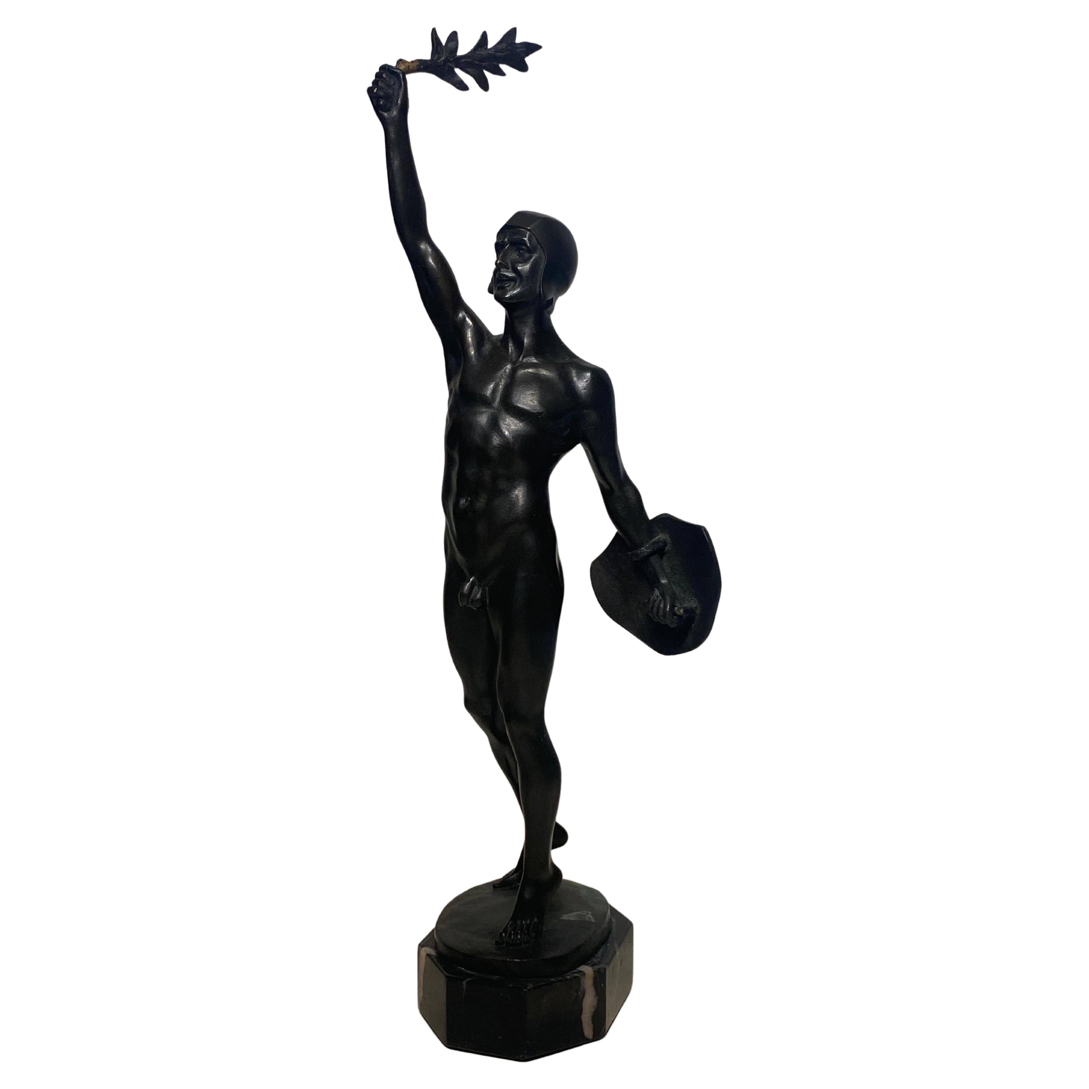 Franz Iffland, 'Perseus the Victor / a Bronze Sculpture, circa 19th C For Sale 9