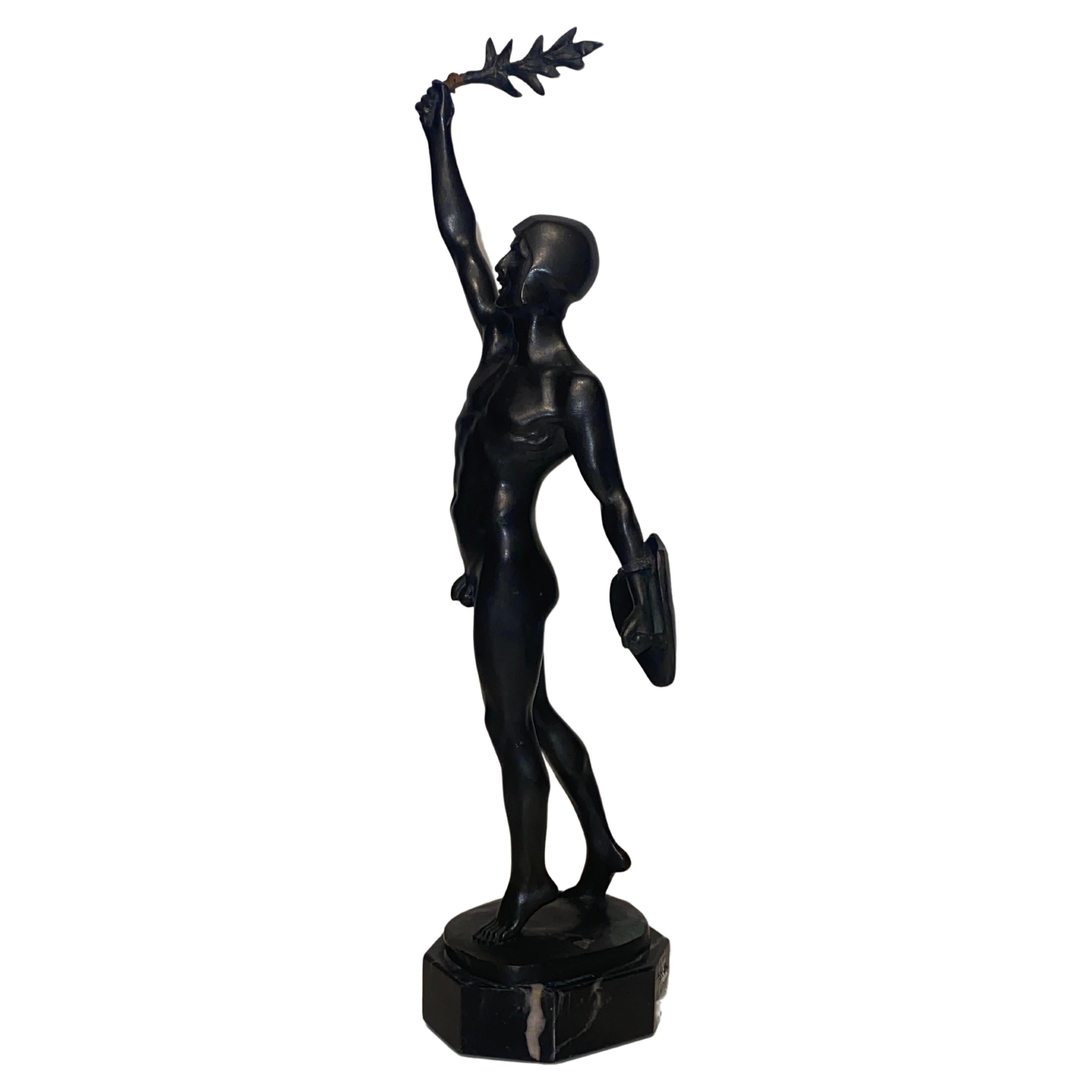 Allemand Franz Iffland, « Persée le Victor » - Sculpture en bronze, vers le XIXe siècle en vente