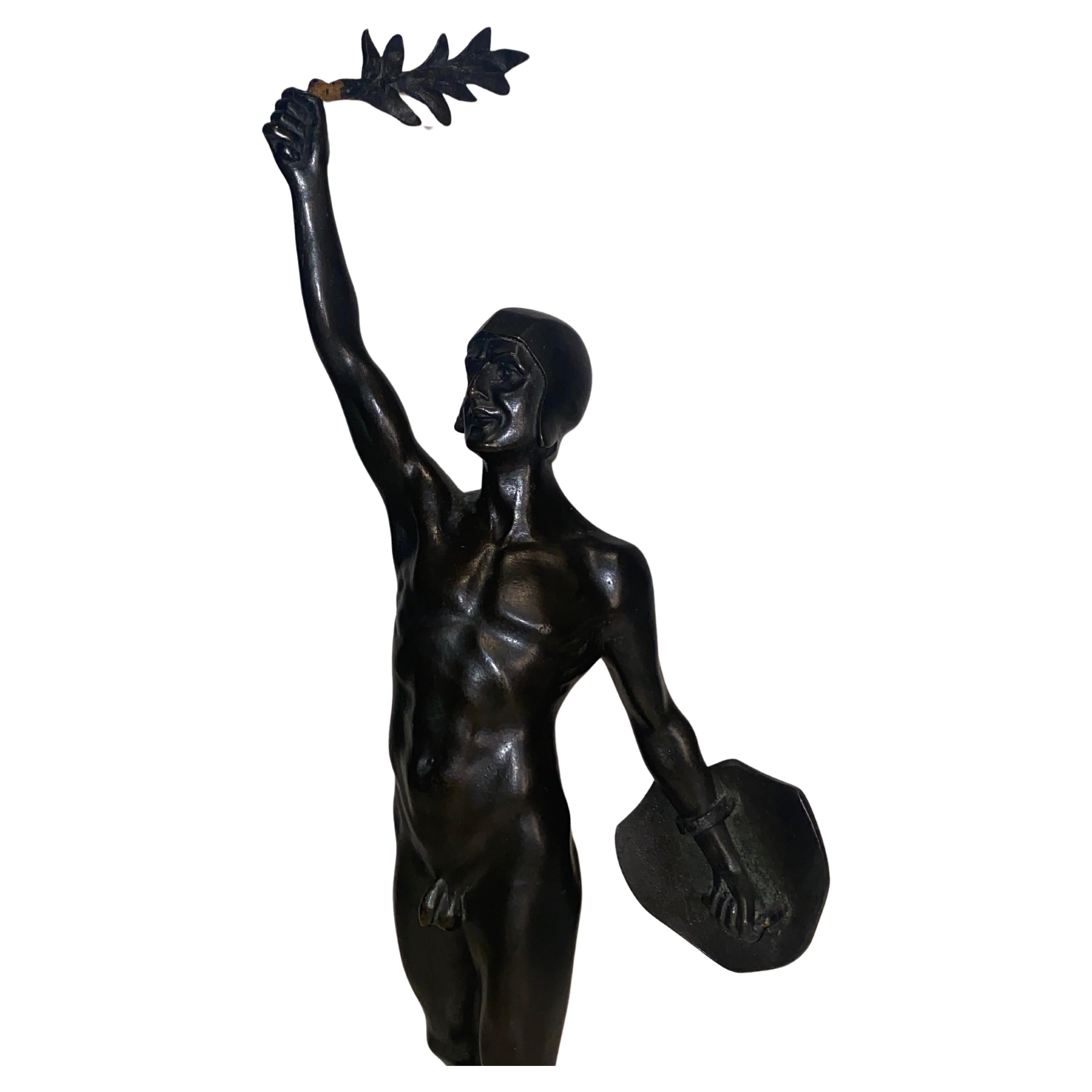 German Franz Iffland, 'Perseus the Victor / a Bronze Sculpture, circa 19th C For Sale