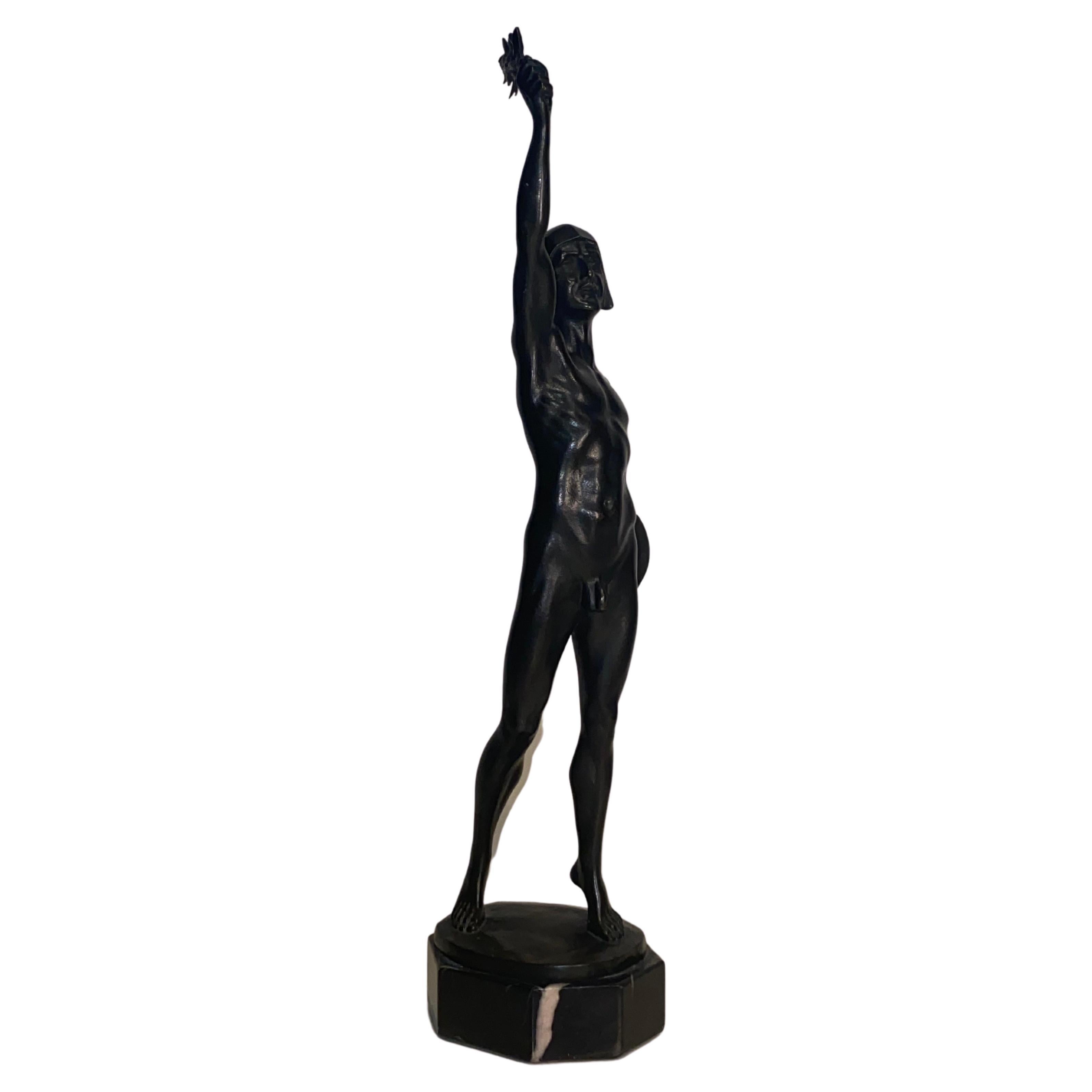 Bronze Franz Iffland, « Persée le Victor » - Sculpture en bronze, vers le XIXe siècle en vente