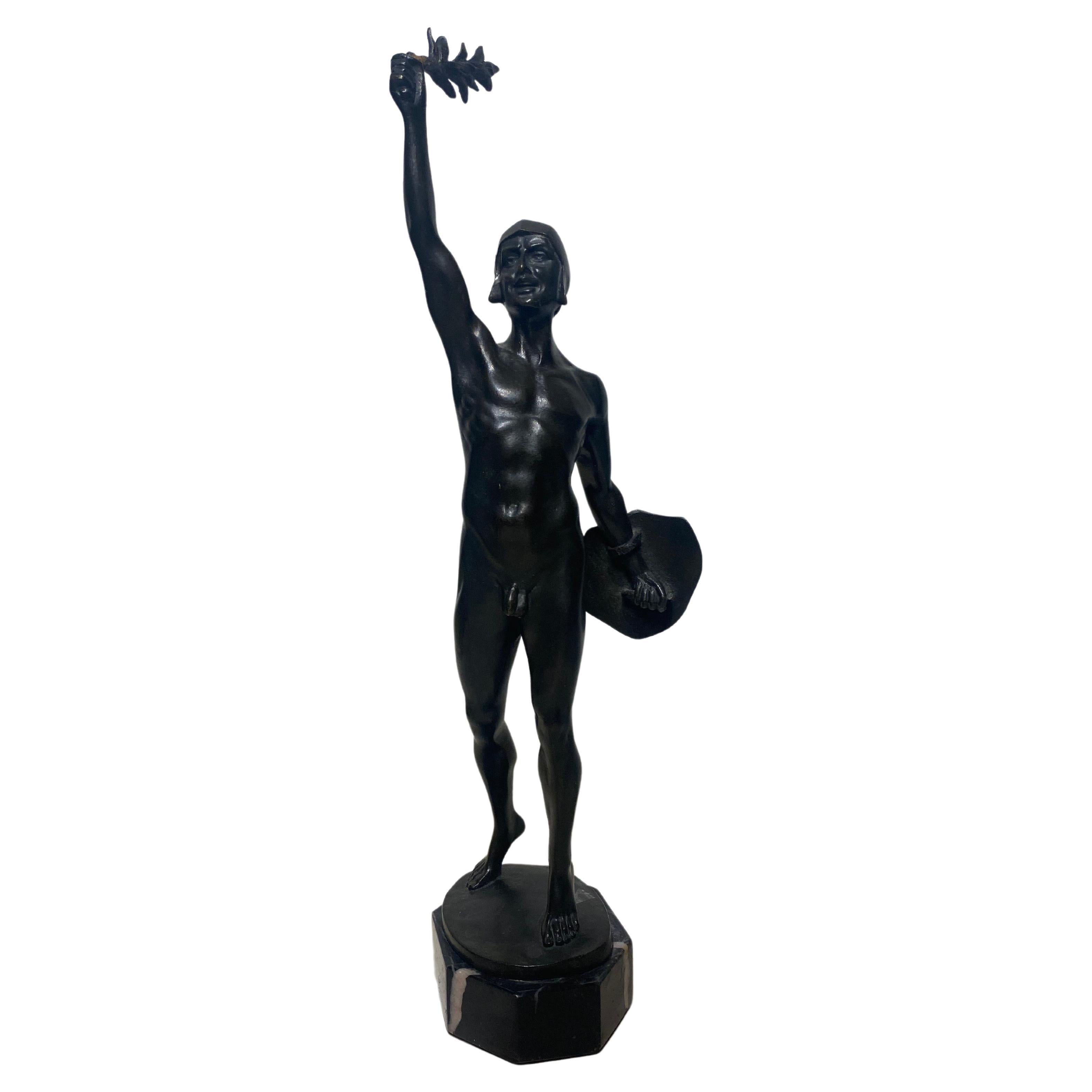 Franz Iffland, « Persée le Victor » - Sculpture en bronze, vers le XIXe siècle en vente 2