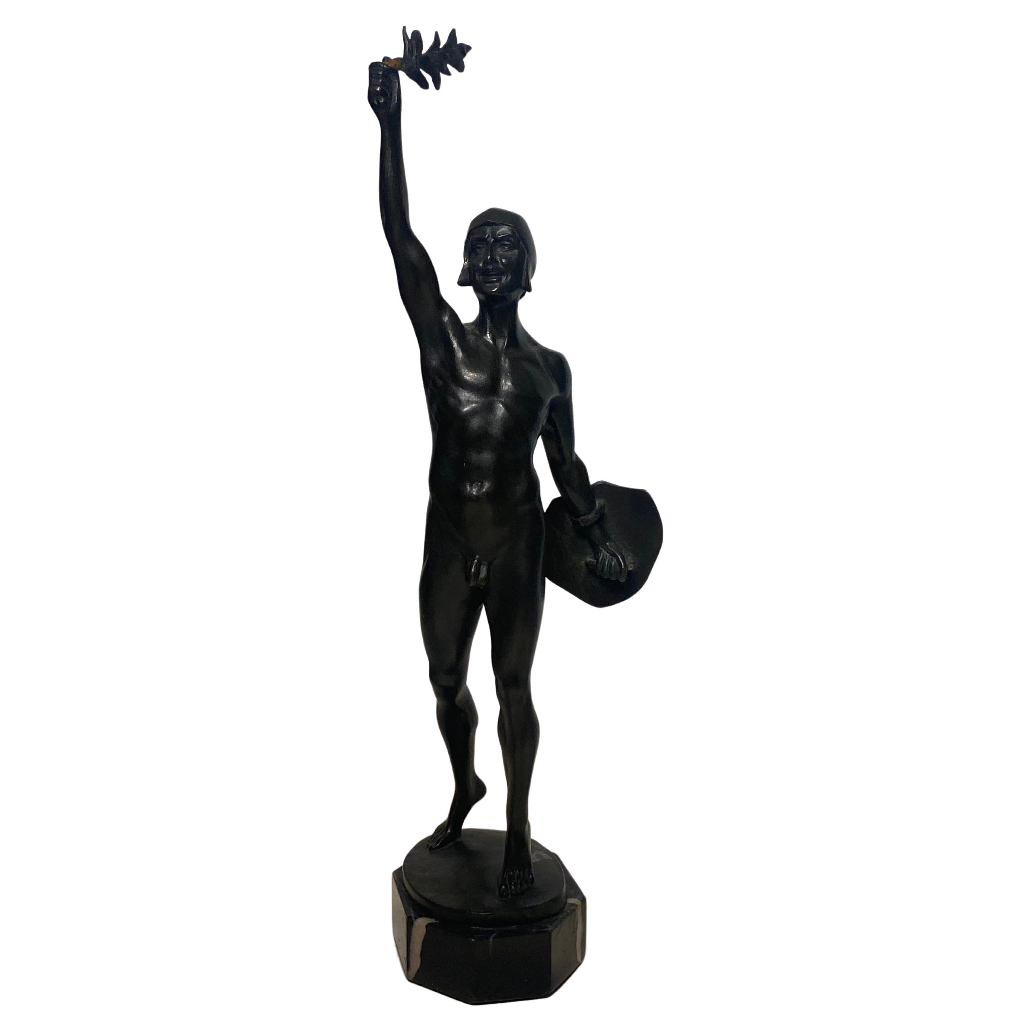 Franz Iffland, « Persée le Victor » - Sculpture en bronze, vers le XIXe siècle en vente