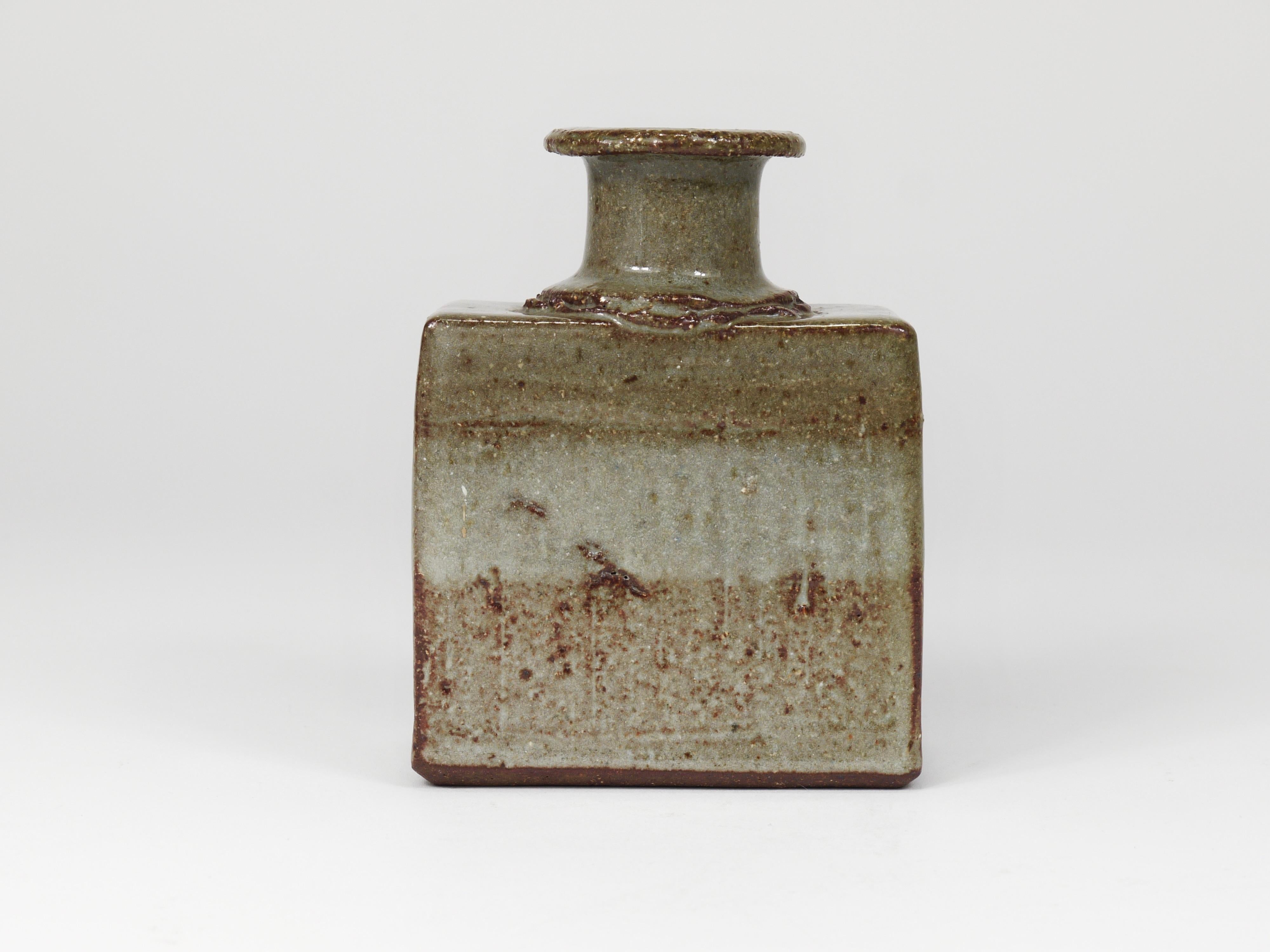 Glazed Franz Josef Altenburg Ceramic Art Vase, Austria, 1980s For Sale