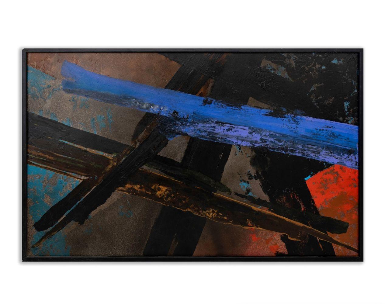 Abstract Expressionist Composition - Black Abstract Painting by Franz Kline