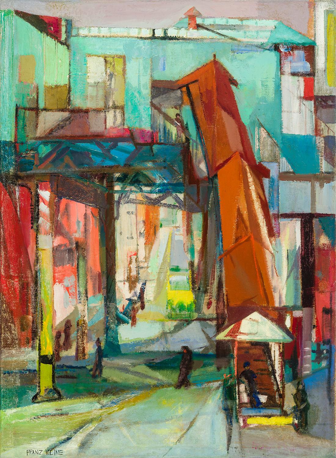 Landscape Painting di Franz Kline - Chatham Square