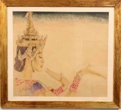 Madame Ito, Ballerina Siamese - Mixed media by Franz Lenhart - 1937