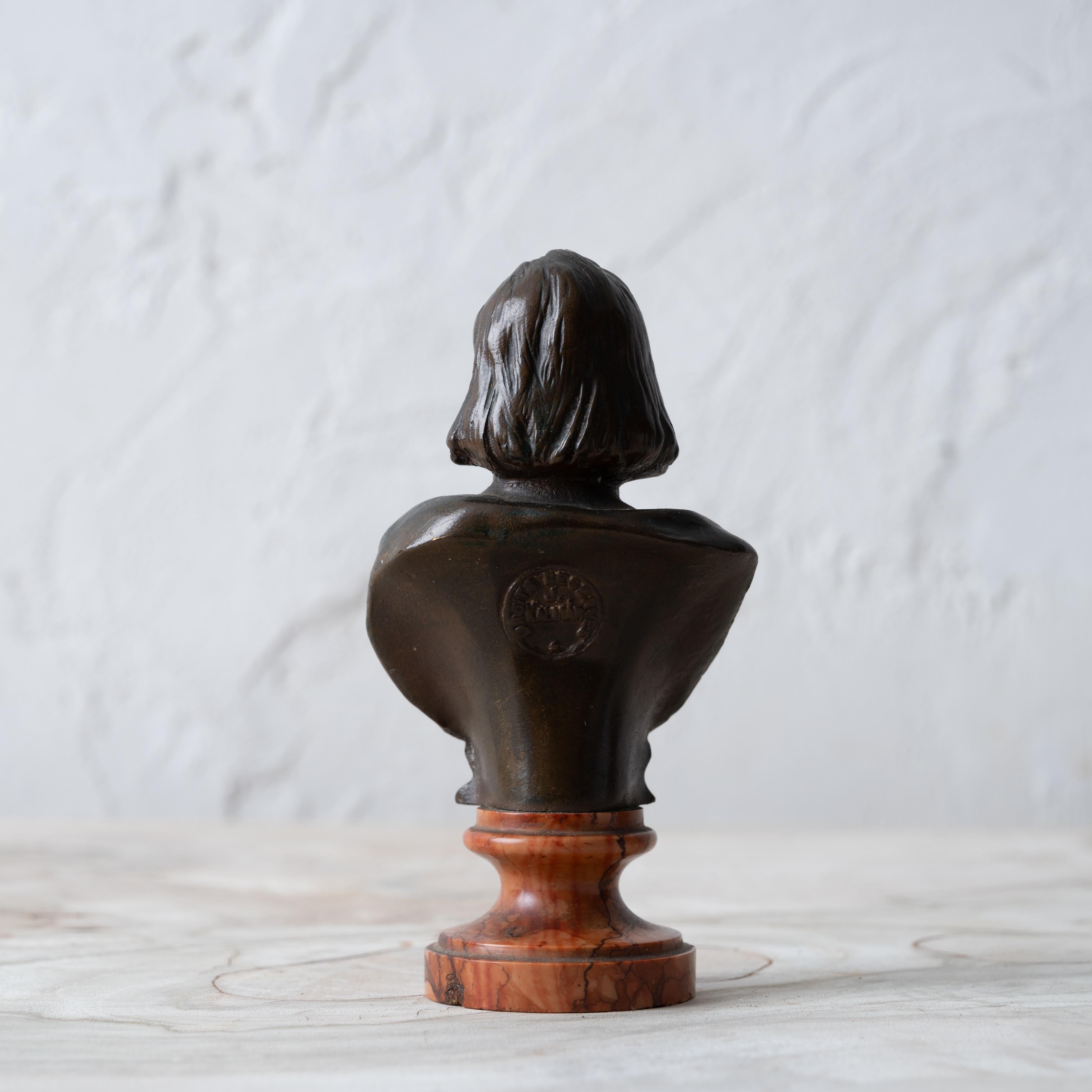 Busto di bronzo di Franz Liszt, J. Kalmar, Austria in vendita 1