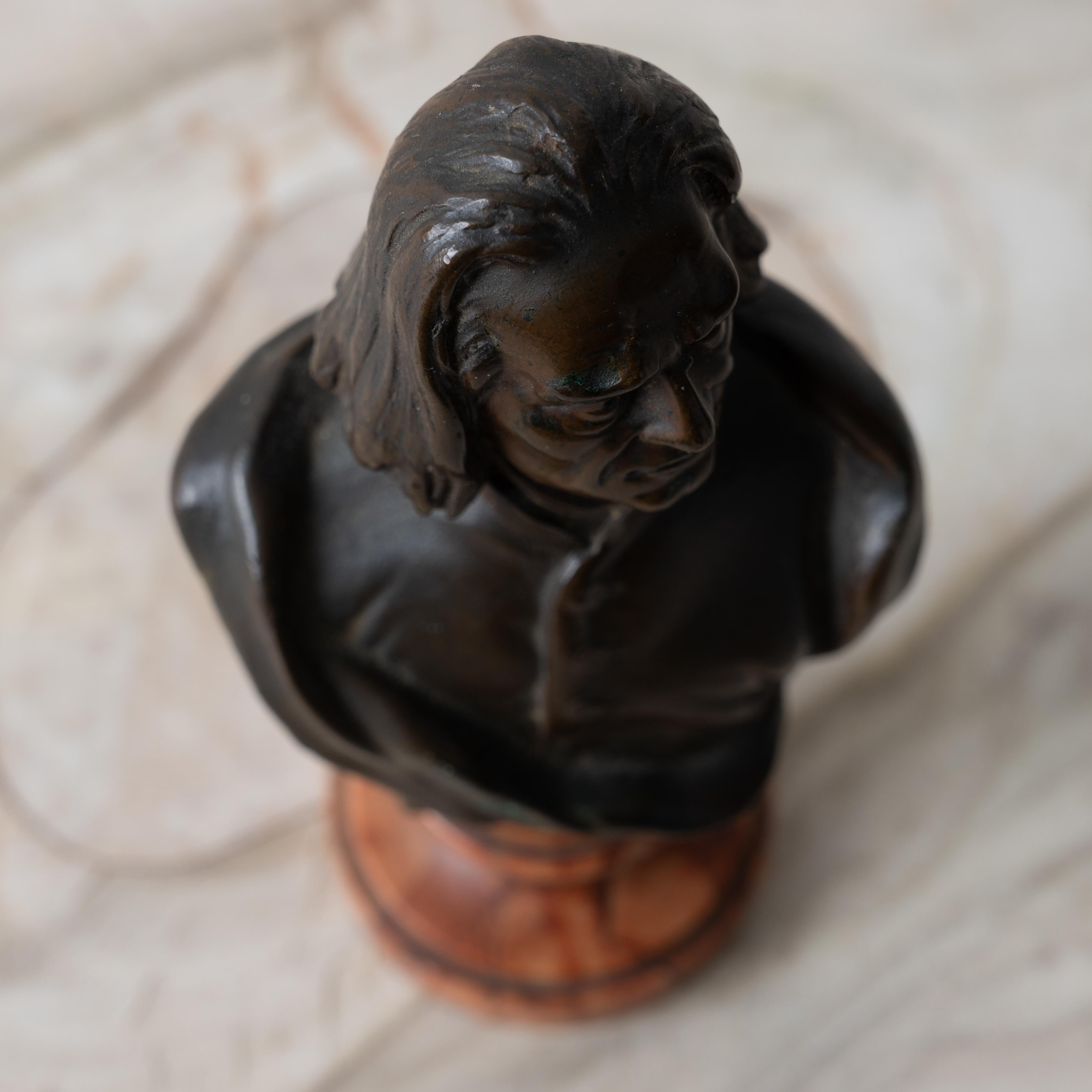 Busto di bronzo di Franz Liszt, J. Kalmar, Austria in vendita 2