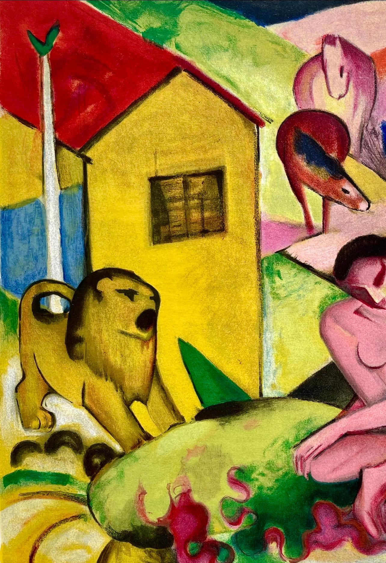 Franz Marc, Der Traum, L'édition de tête (after) For Sale 2