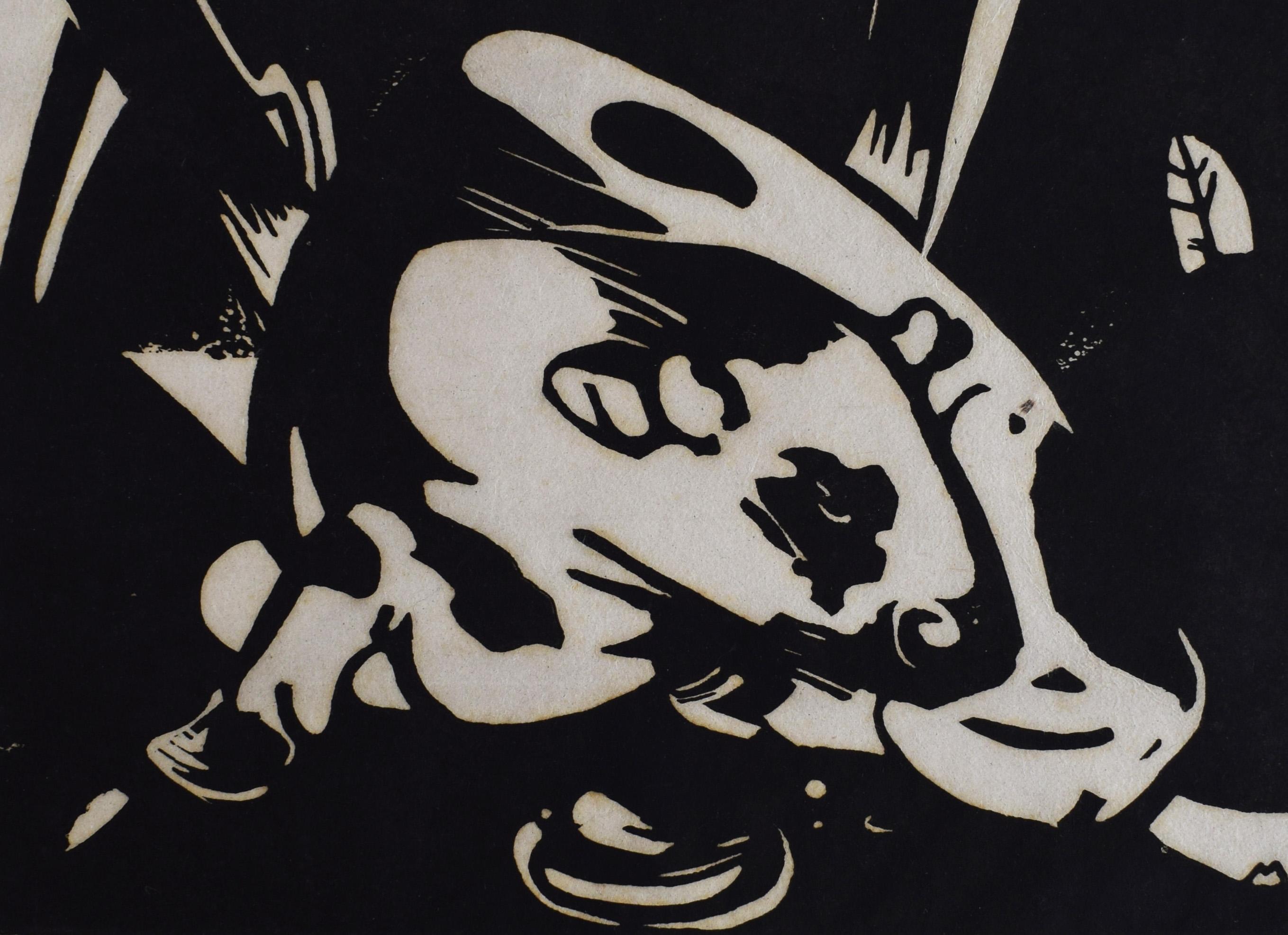 Franz Marc Animal Print – The Bull  Der Stier - Deutscher Expressionismus Bull Der Sturm