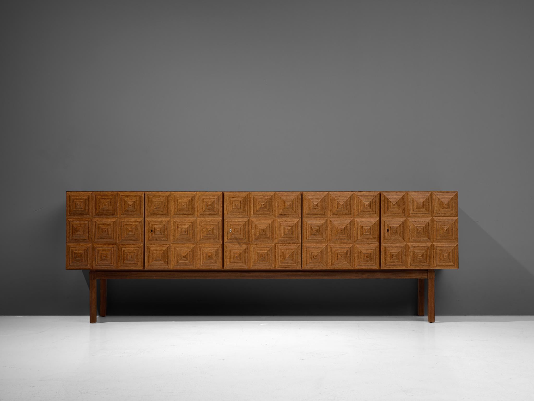 Mid-Century Modern Franz Meyer, Set of Highboard and Sideboard, Rosewood, Germany, 1960s