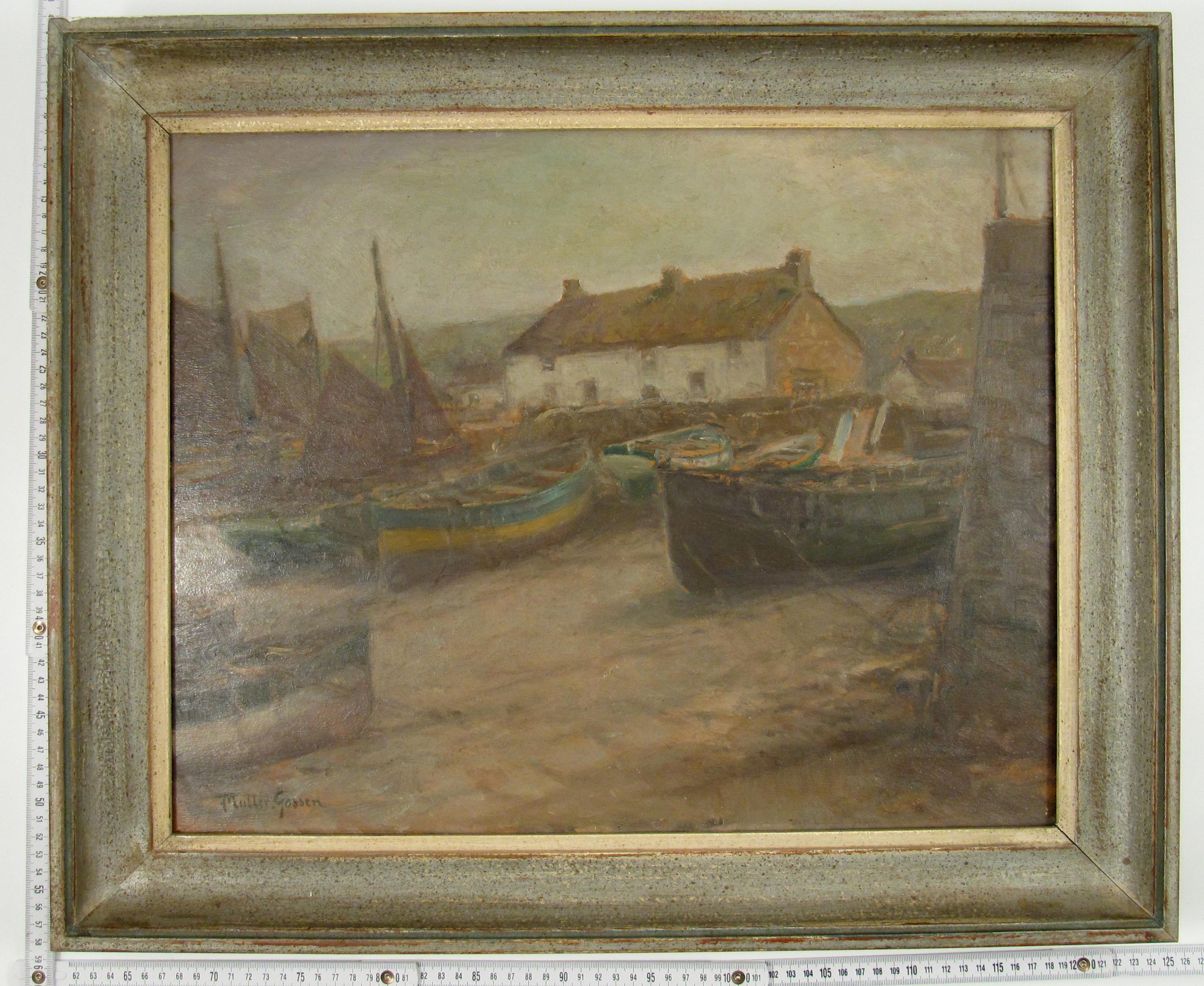 Franz Müller Gossen (German 1871-1946) - Sennen Cove in Cornwall, England For Sale 2