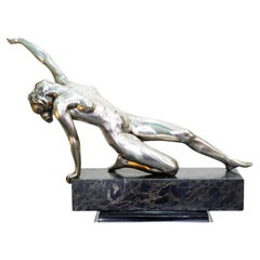 Antique Franz Peleschka  Art deco bronze 