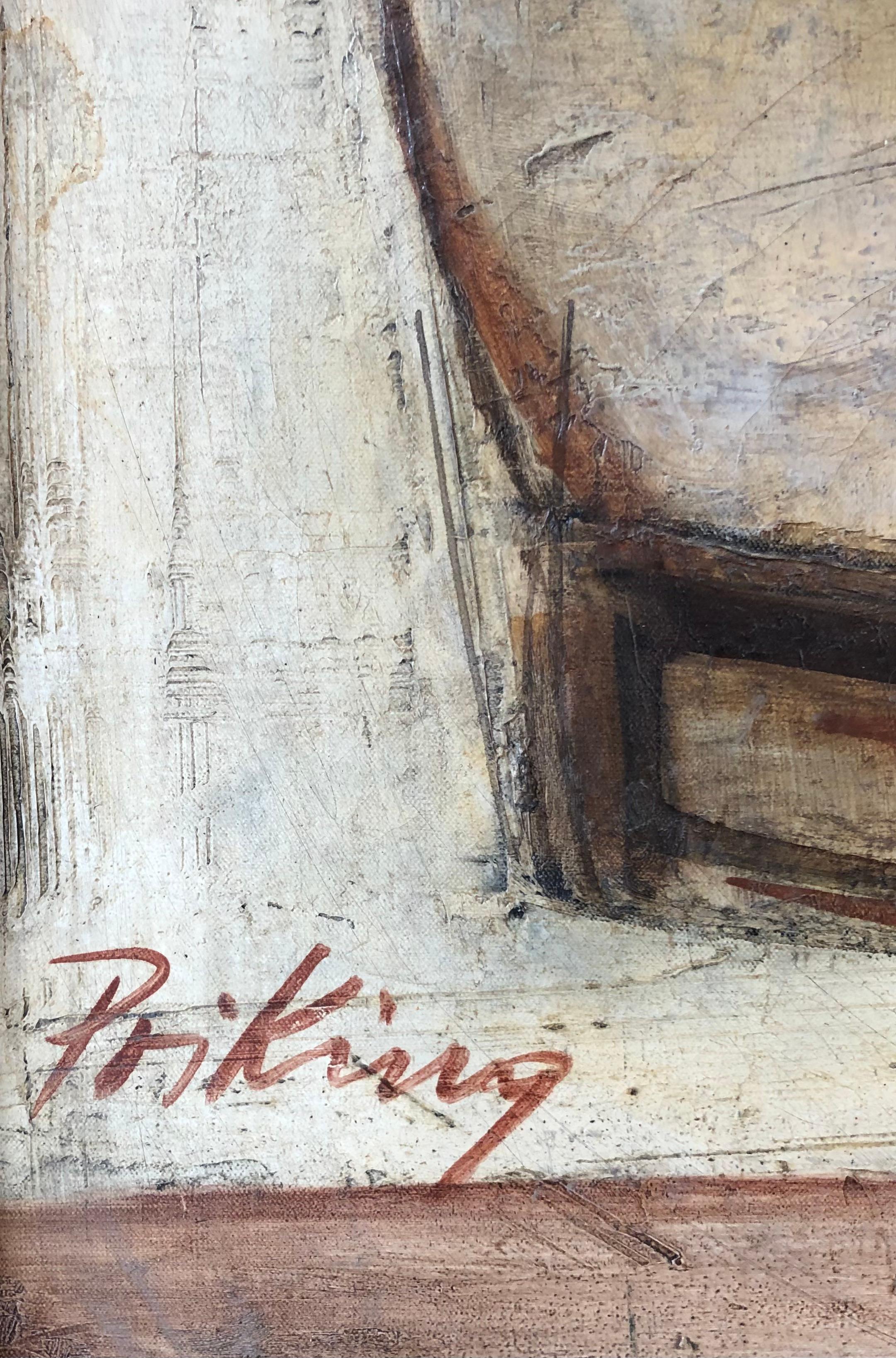 Linterna y pan - Painting Escuela holandesa de Franz Priking