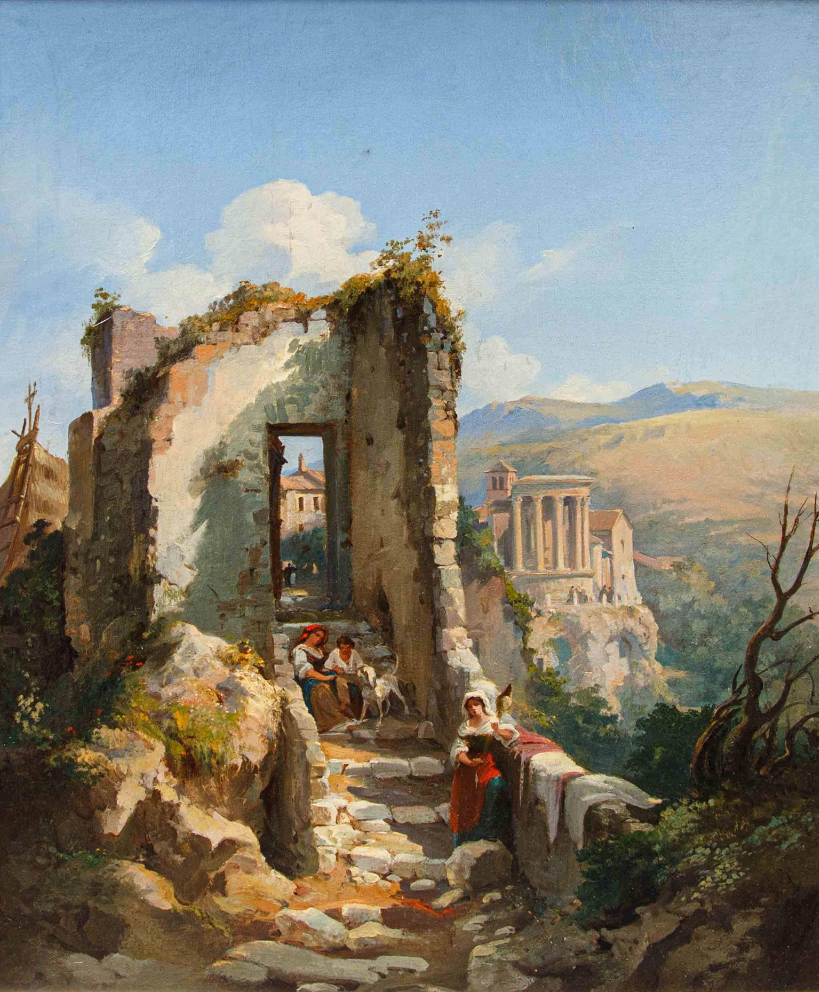Alcance de Franz Richard Unterberger (1837-1902), En Tívoli en venta 9