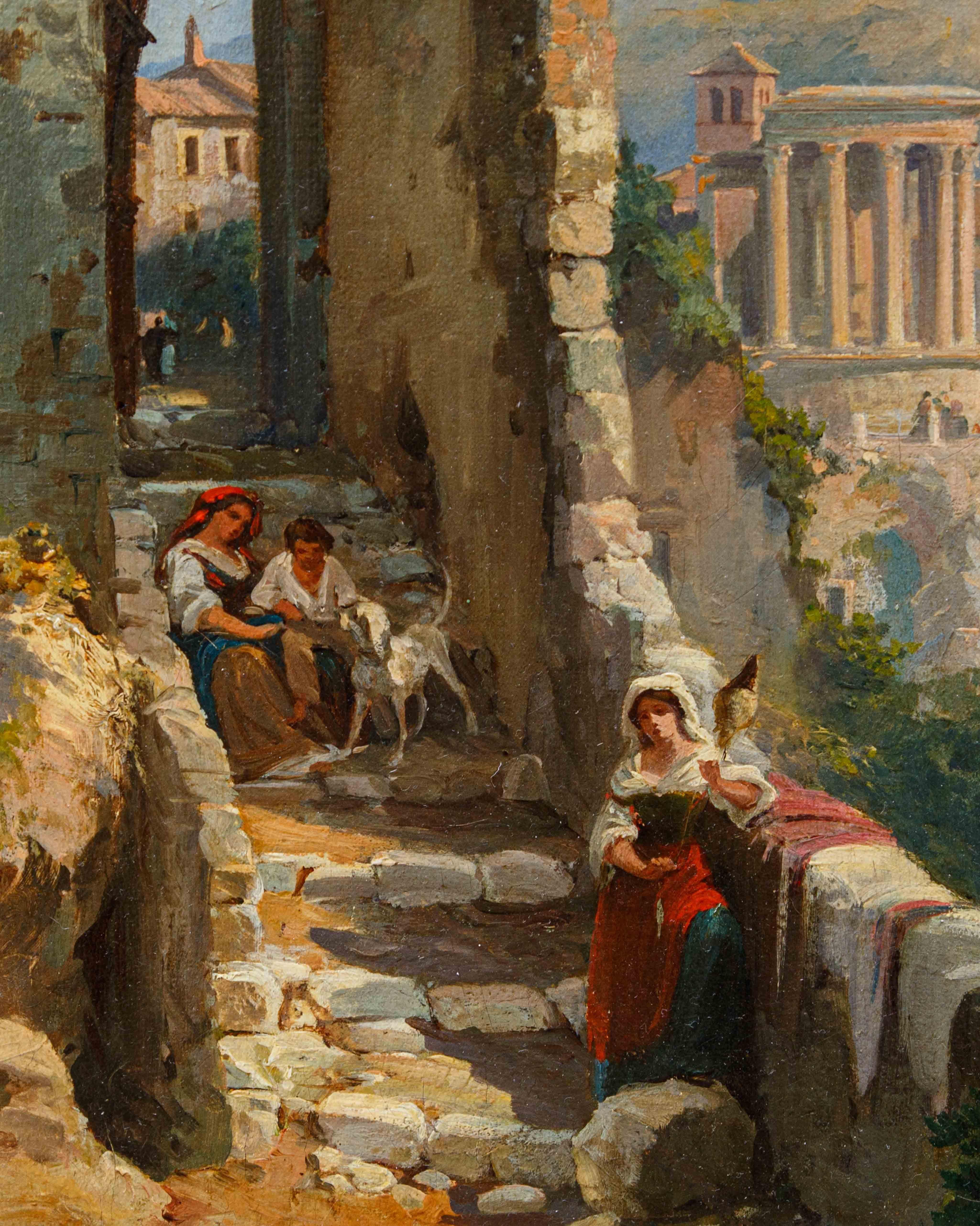 Alcance de Franz Richard Unterberger (1837-1902), En Tívoli en venta 2