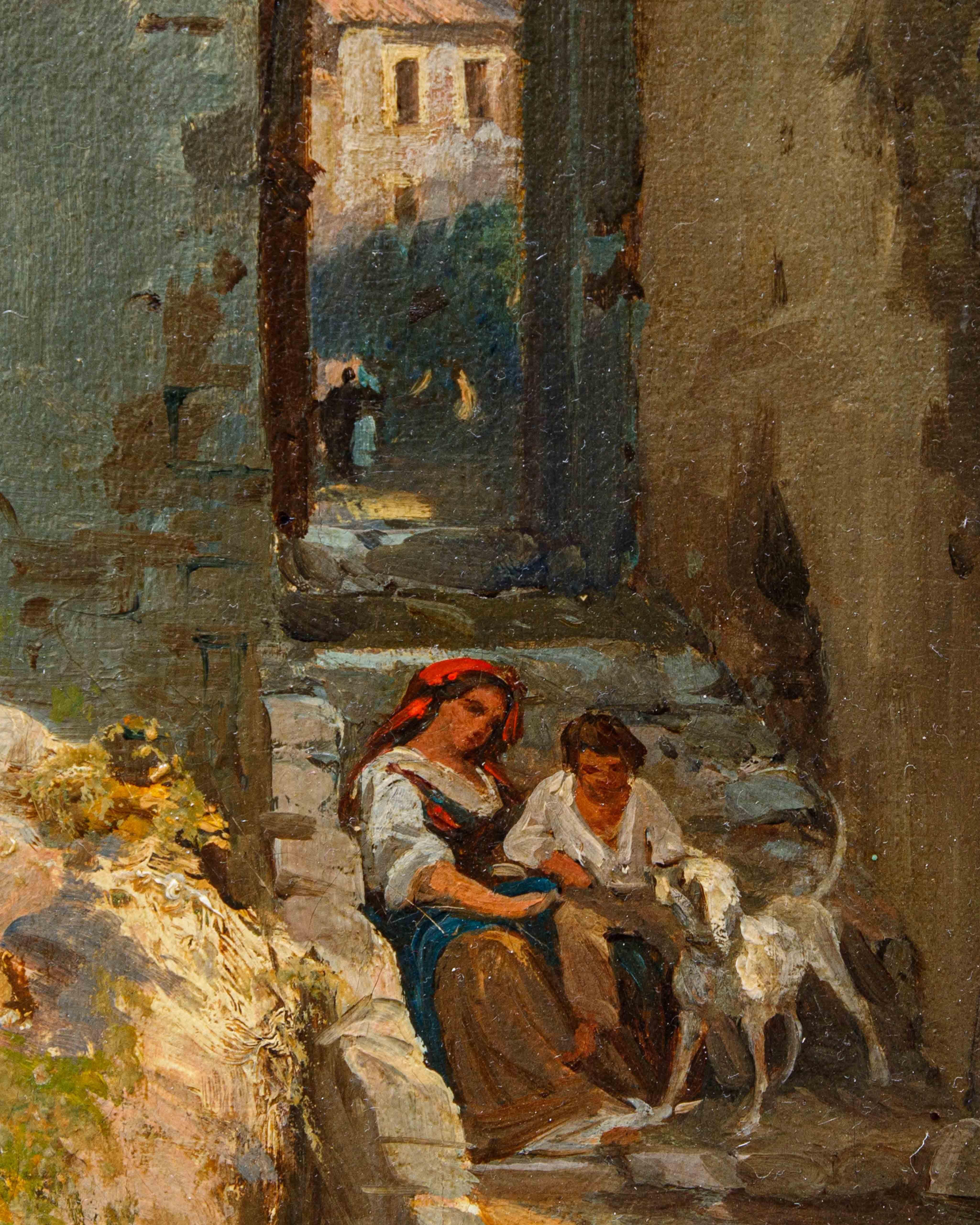 Alcance de Franz Richard Unterberger (1837-1902), En Tívoli en venta 6
