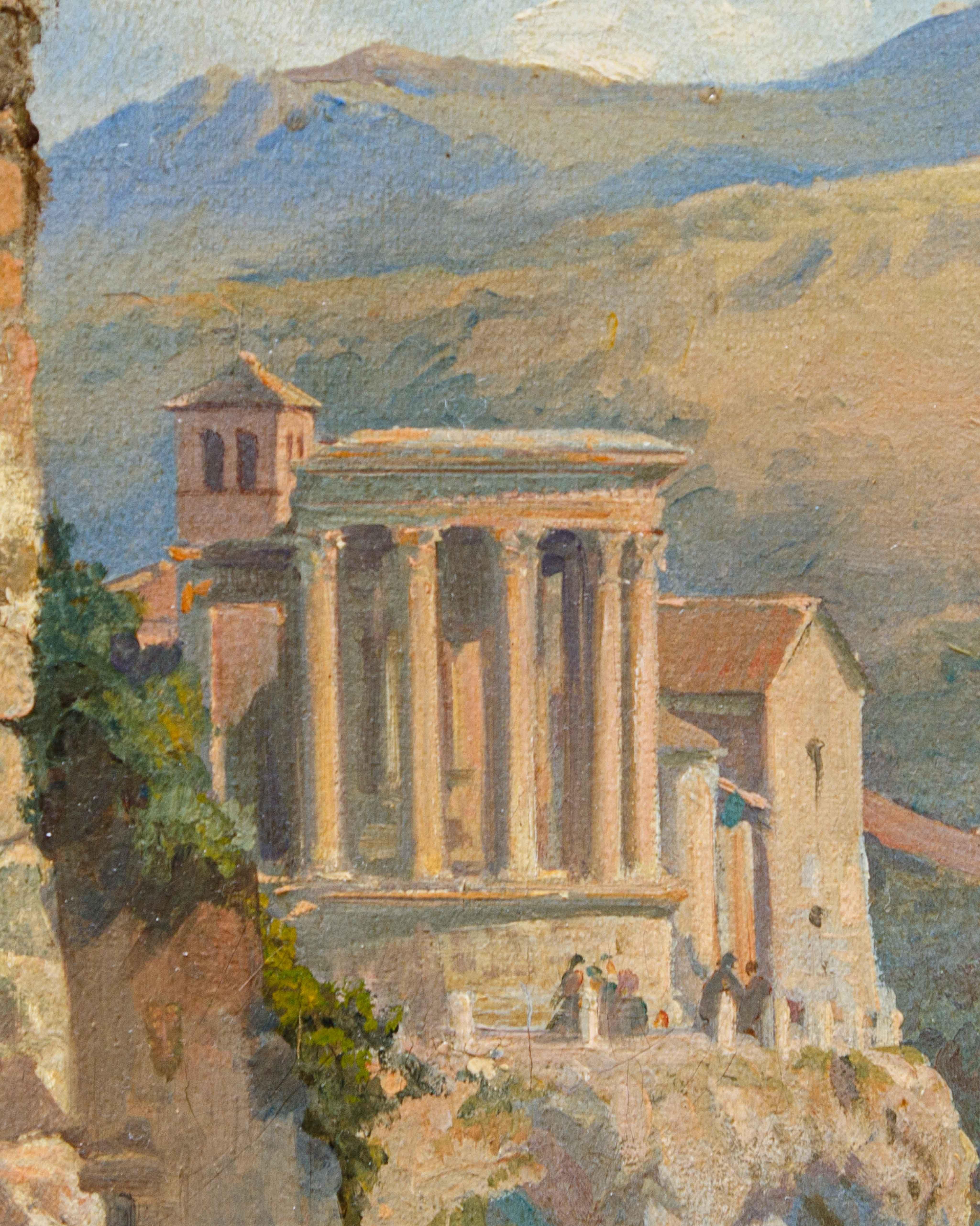 Alcance de Franz Richard Unterberger (1837-1902), En Tívoli en venta 7