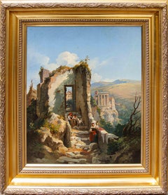 Alcance de Franz Richard Unterberger (1837-1902), En Tívoli