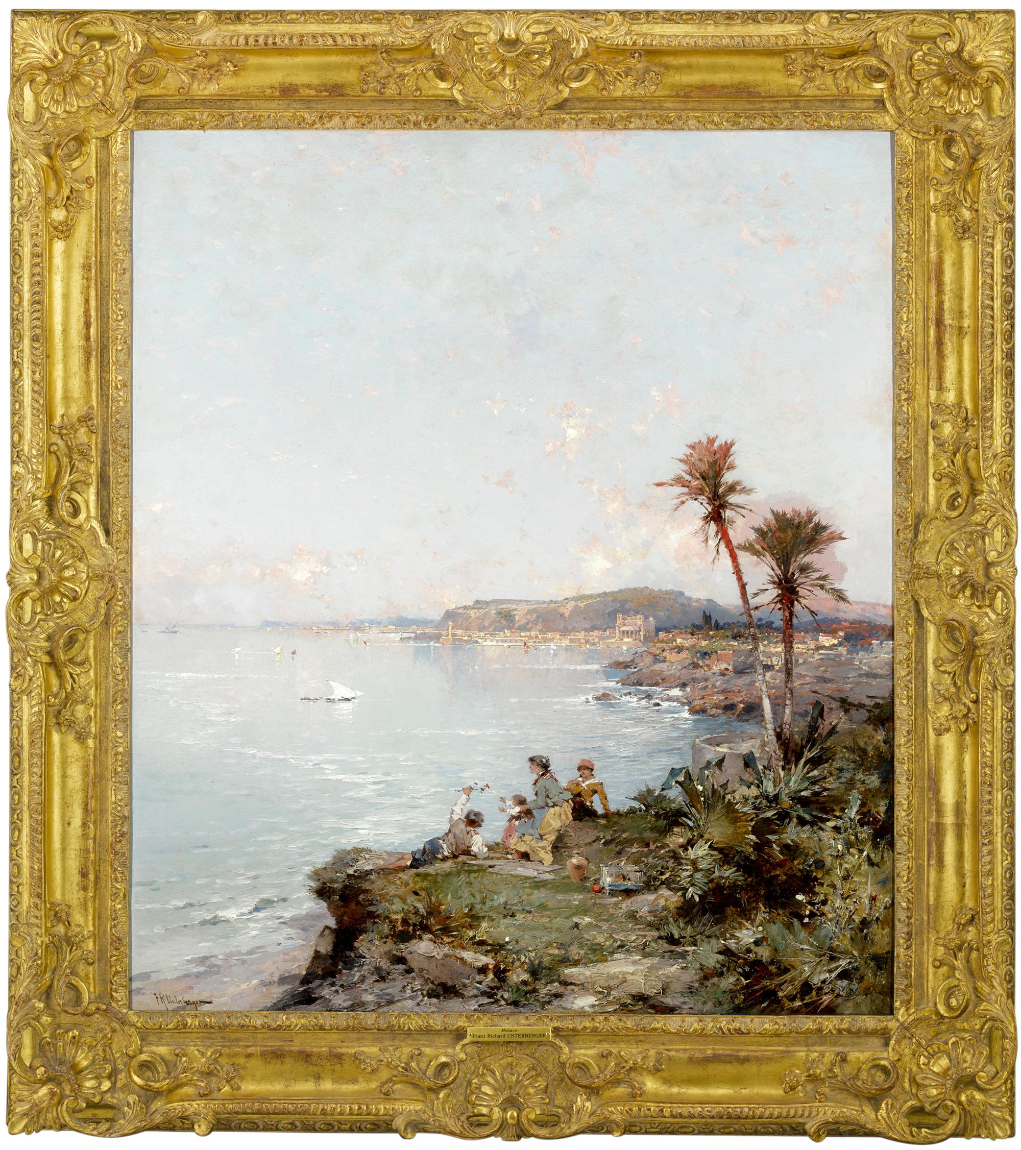 Monaco - Painting by Franz Richard Unterberger