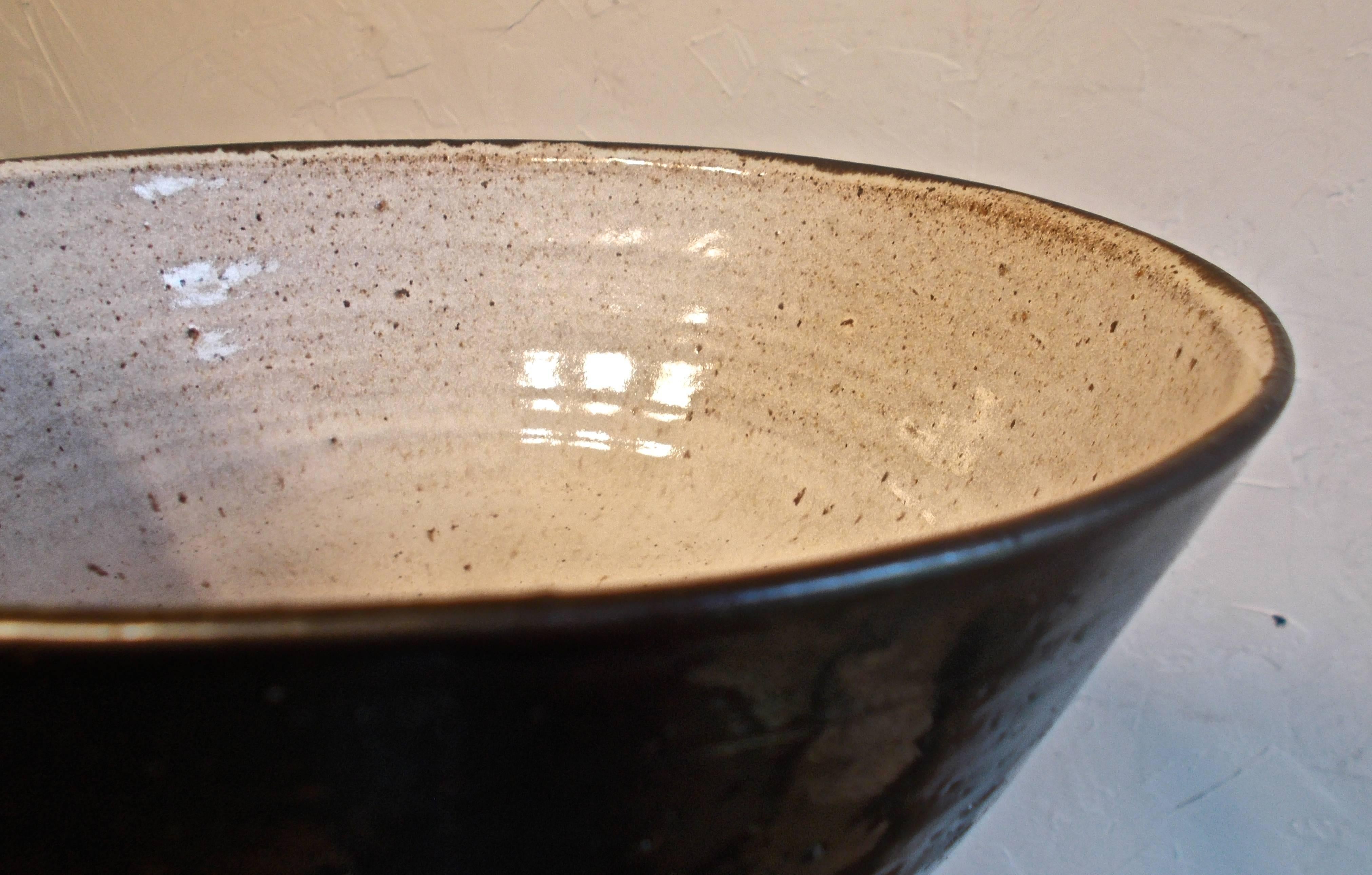 Hand-Crafted Franz Rudolf Wildenhain Ceramic Bowl Bauhaus For Sale