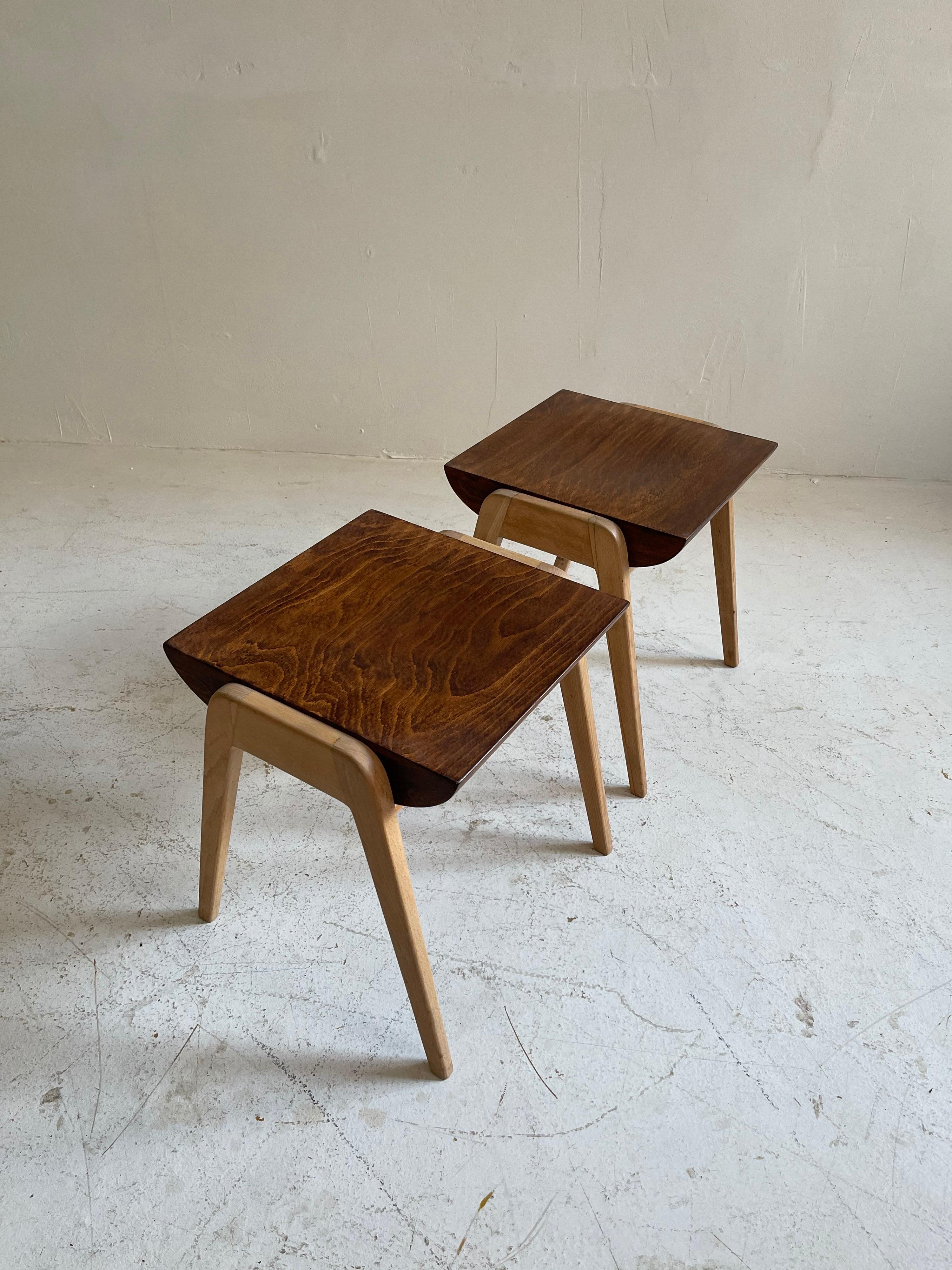 Franz Schuster Model 'Maestro' Dining Room Chairs & Stools, Austria, 1950s For Sale 6