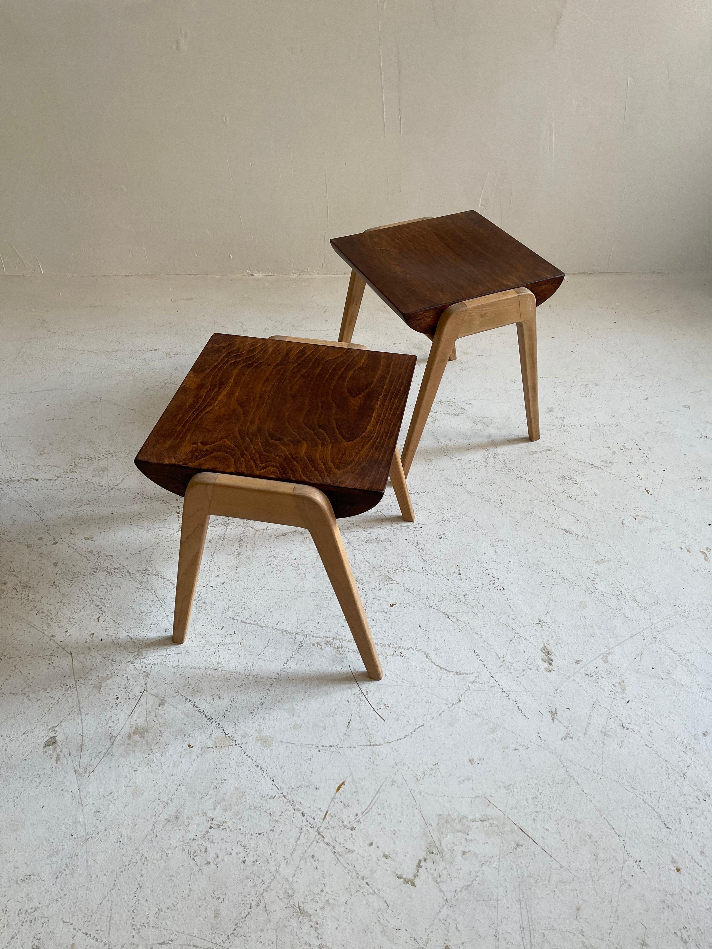 Franz Schuster Model 'Maestro' Dining Room Chairs & Stools, Austria, 1950s For Sale 7