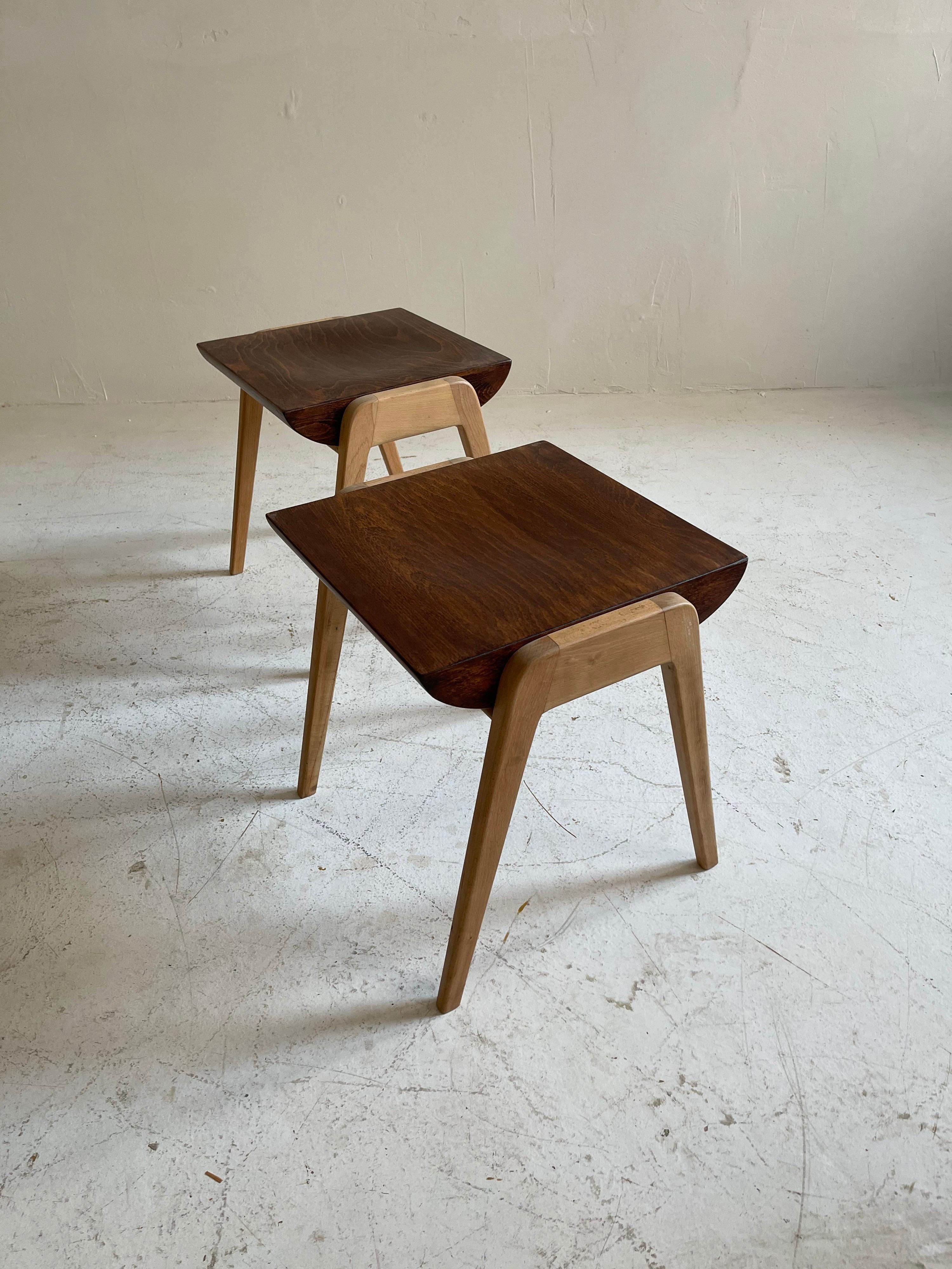 Franz Schuster Model 'Maestro' Dining Room Chairs & Stools, Austria, 1950s For Sale 9