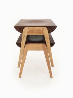 Franz Schuster Stacking Stools Pair, Austria, 1950s