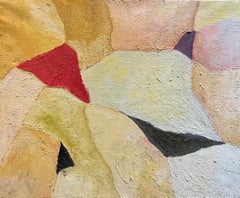 Composizione astratta N° 1 di Franz Stirnimann - Olio su tela - 64x51 cm