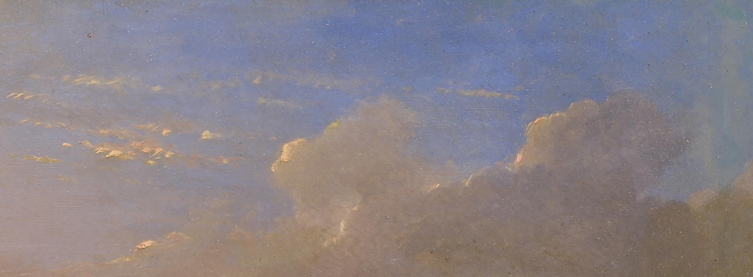 At Pasture, 1871, Belgian, Realist, Landscape with Sheep, Chickens, Duck 1