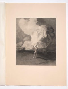Der Abend - Eliografia d'epoca di Franz von Bayros - Inizio 1900