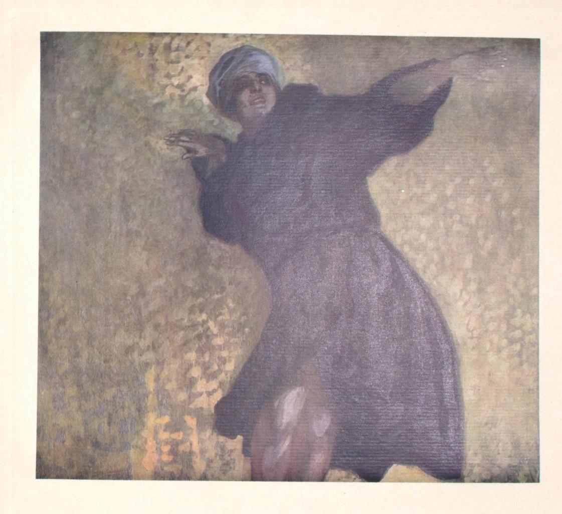 Franz von Bayros (Choisi Le Conin) Figurative Print - Die Tanzerin Gertrud Bodenwieser Héliogravure by Franz von Bayros - 20th Century