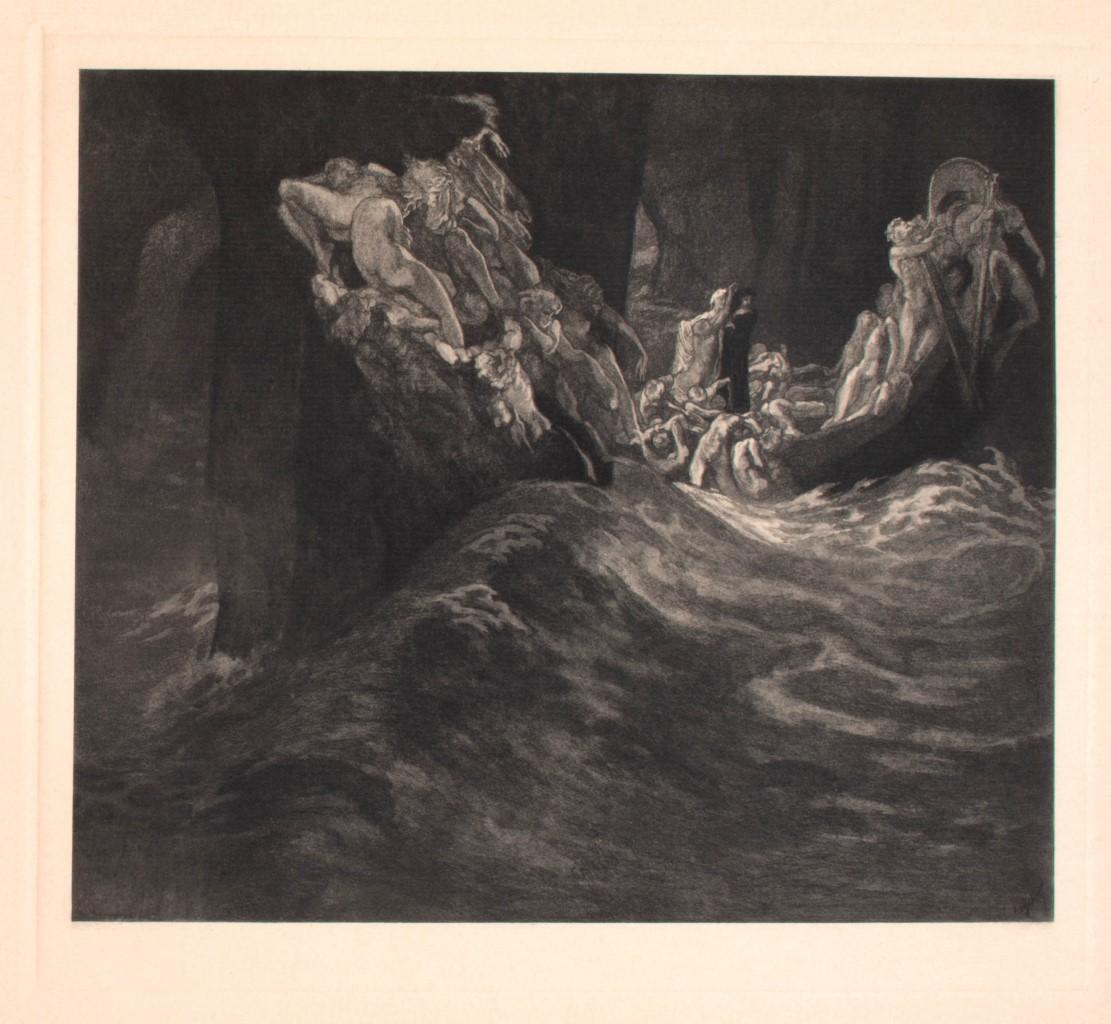 Franz von Bayros (Choisi Le Conin) Figurative Print - Divina Commedia - Héliogravure by Franz von Bayros - Early 20th Century