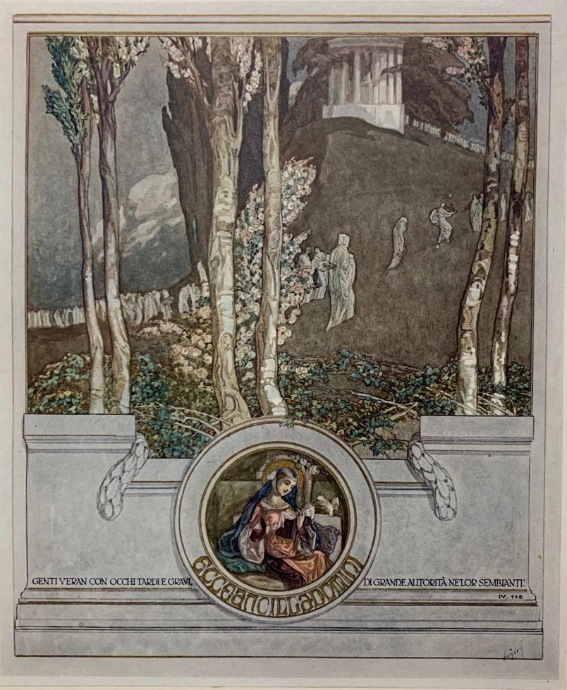 Divine Comedie - Print by Franz von Bayros (Choisi Le Conin)