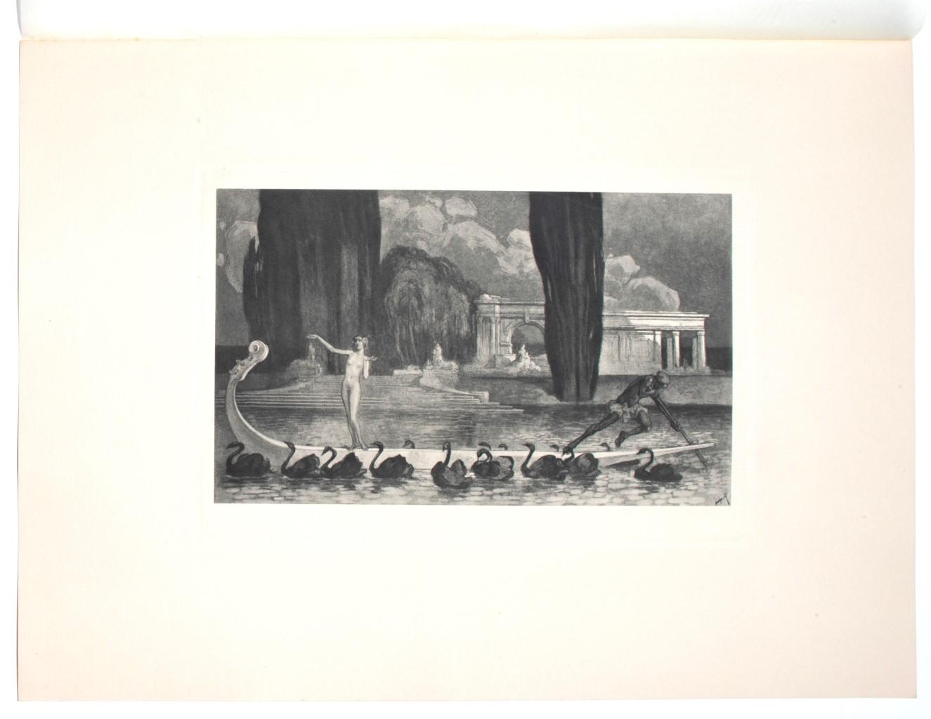 Harmonie - Héliogravure by Franz von Bayros - 1920s - Print by Franz von Bayros (Choisi Le Conin)