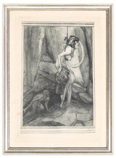 Samaritan Woman in Jacob's Well - Héliogravure by Franz von Bayros