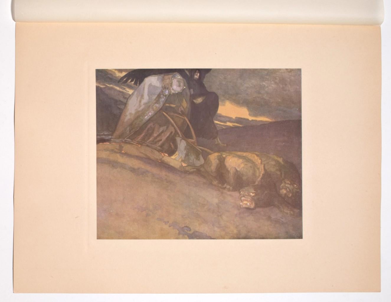 Schutzengraben - Héliogravure by Franz von Bayros - 1920s - Print by Franz von Bayros (Choisi Le Conin)