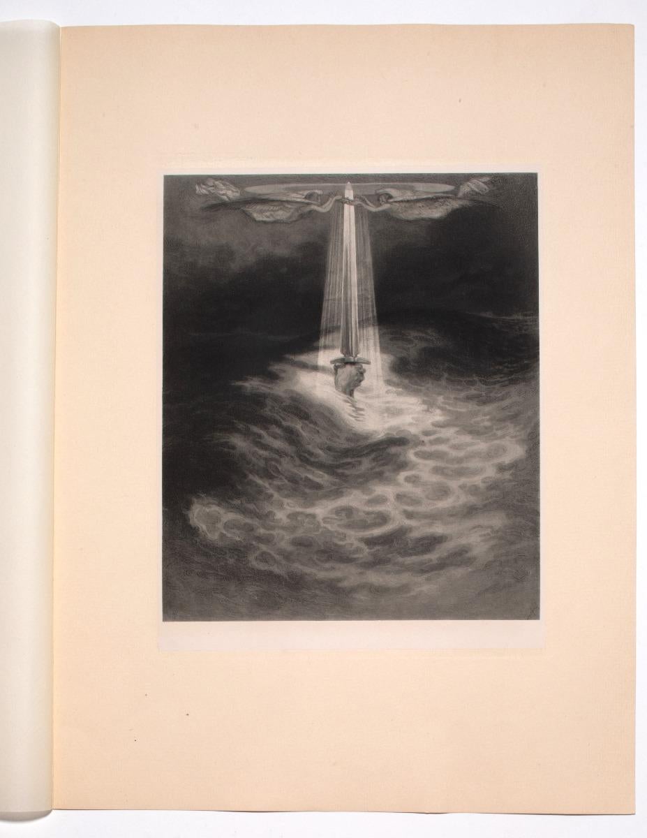 Weddigen - Vintage Héliogravure by Franz von Bayros - Early 20th Century - Print by Franz von Bayros (Choisi Le Conin)