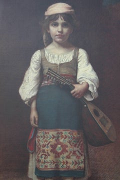 Large Early Portrait of a Young Girl