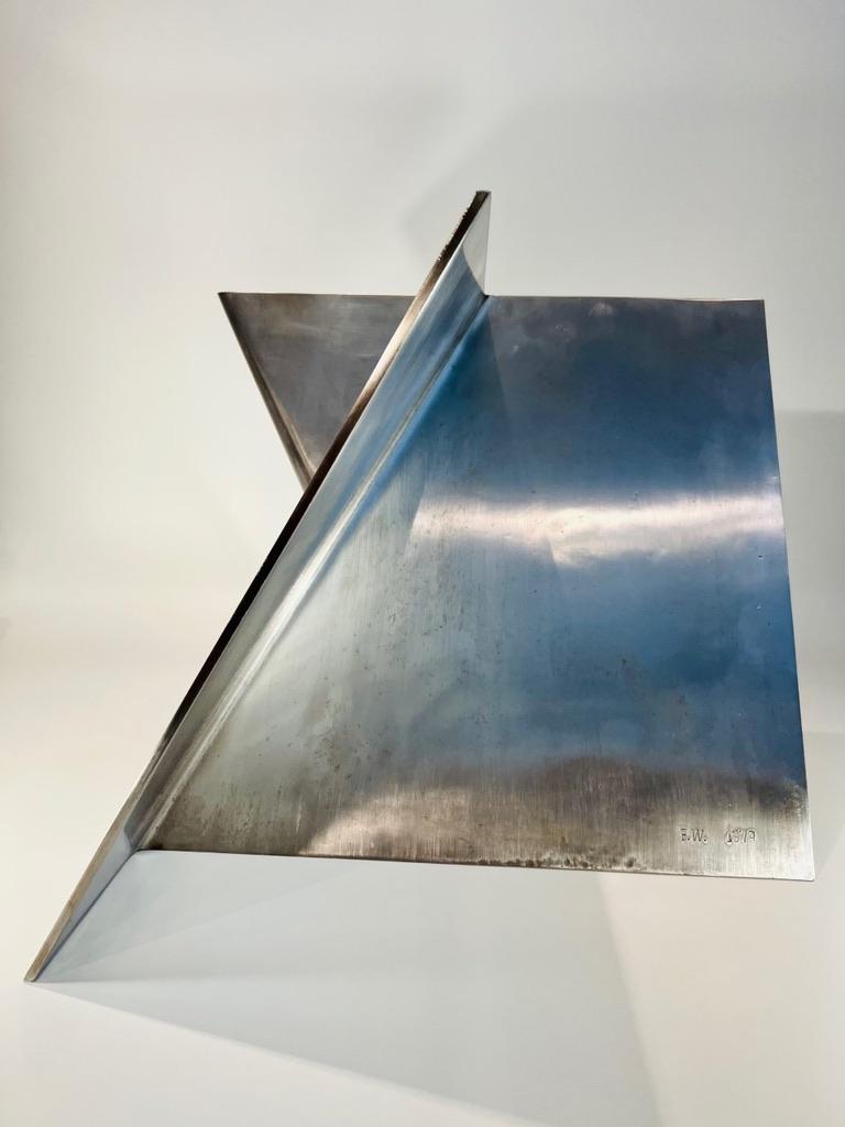 Other Franz Weissmann Brazilian Abstract Sculpture steel !979 For Sale